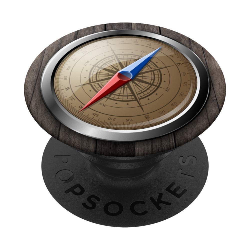 Nautical Compass Rose Cool Design for Adventurer PopSockets Swappable PopGrip