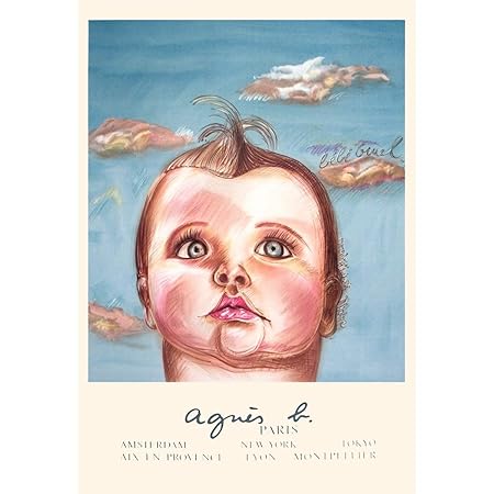 Diane chanel-agnes B, Le Bebe cruel-lithograph