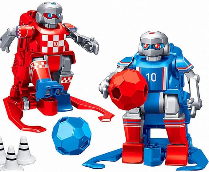 TEEKOO 2.4 GHz RC Soccer Robot Toy, Wireless Remote Control Two ...