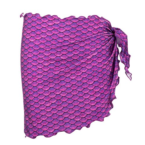 UPC 814059022728, Fin Fun Mermaid Girls Sarong Cover Up - Asian Magenta