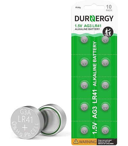 GP Alkaline LR41 Batteries (10-Pack) – 1.5V Coin Cell For Watches, Toys, Calipers – V3GA, AG3, 192, SR41SW Equivalent