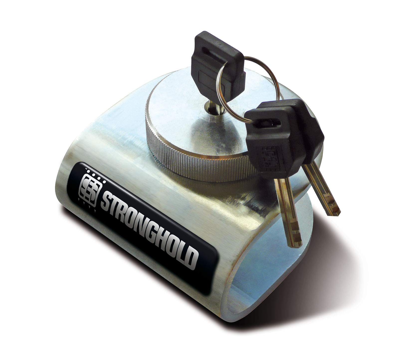 Stronghold Towing Eye Lock for 40 mm/50 mm Towing Eyes on Plant Equipment Trailers Sold Secure Gold Standard