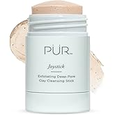 PÜR Minerals Face Clay Mask Stick - Exfoliating Deep Cleanser Joystick Clay Mask for Pores & Blackheads - Facial Cleanser Skincare with Moroccan Clay & Charcoal Rejuvenates & Purifies Skin, Vegan