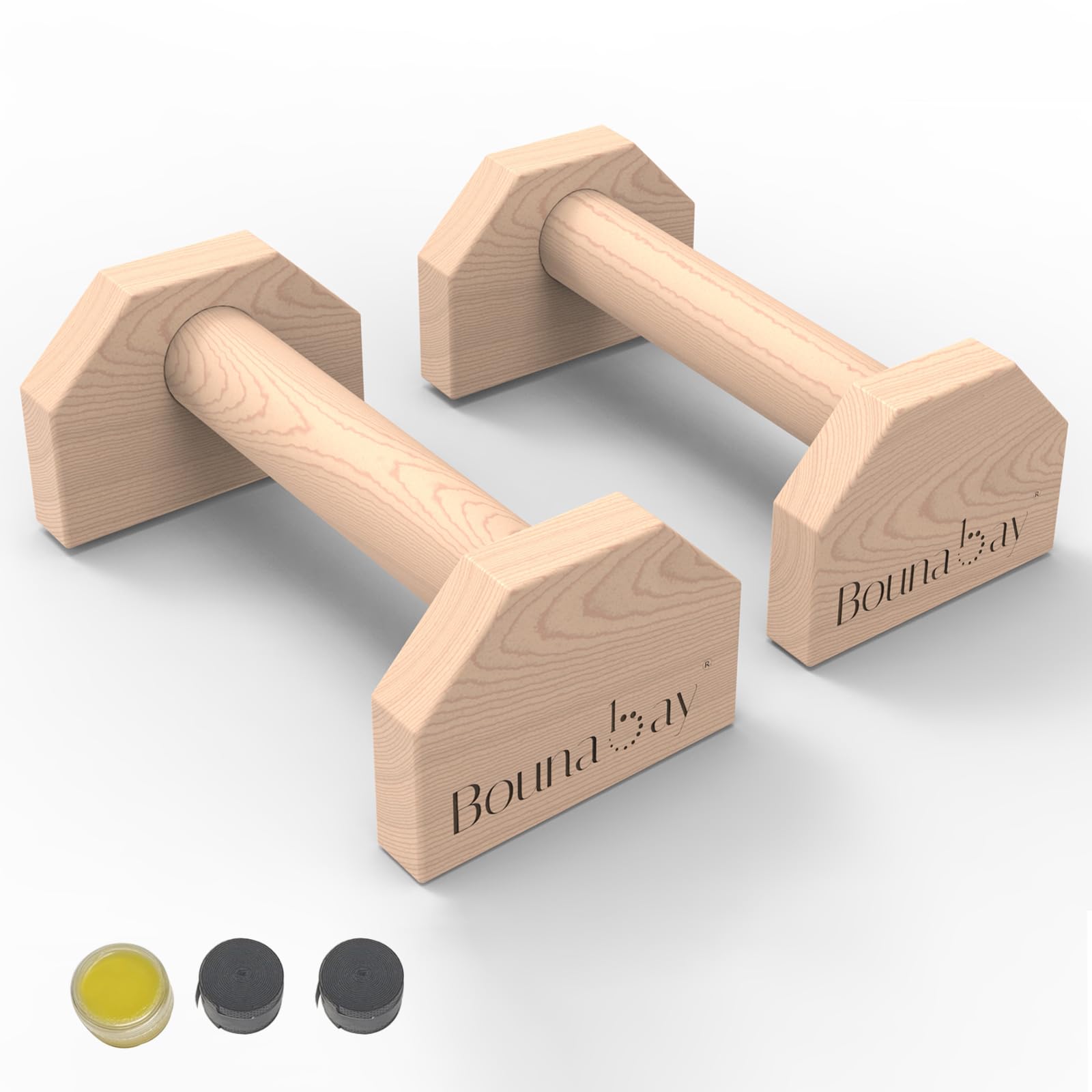 Parallettes Bars, Push Up Stands for Handstands, Planche Dips, Calisthenics, Strength Training Parallel Bars