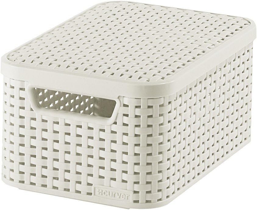 Curver Polypropylene Storage Box, Off White (03617-885-00)