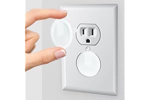 White Outlet Covers (36-Pack) Dielectric Plastic Plugs for Electrical Power Outlets by Skyla Homes - Best Baby Proofing Wall Socket Protector Child Proof Outlet Protector - Electrical Insulation