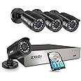 ZOSI 3K Lite Security Camera System with AI Human Vehicle Detection,H.265+ 8CH HD TVI Video DVR Recorder with 4X HD 1920TVL 1080P Indoor Outdoor Weatherproof CCTV Cameras,Remote Access,1TB Hard Drive