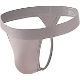 BRODDLE Men's Nylon Thong Underwear G-String Low Rise T-Back Bulge Pouch Workout for Men