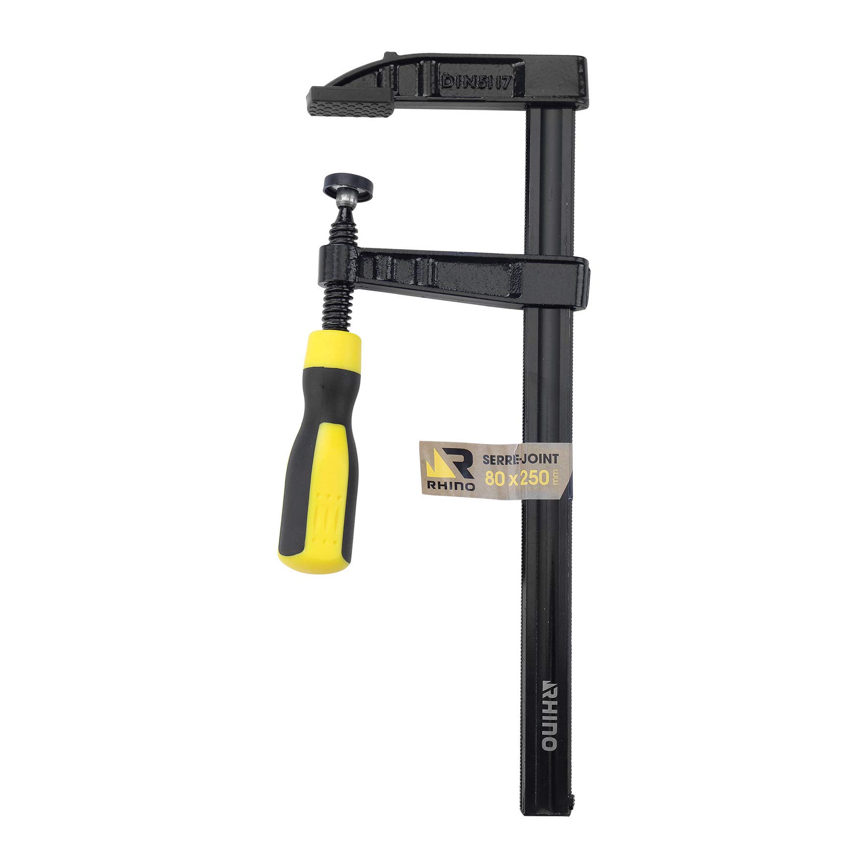 Rhino NC, 3.150 41422 Screw Clamp 80 x 250 mm 80 x 250 mm x 9.84 3 cm