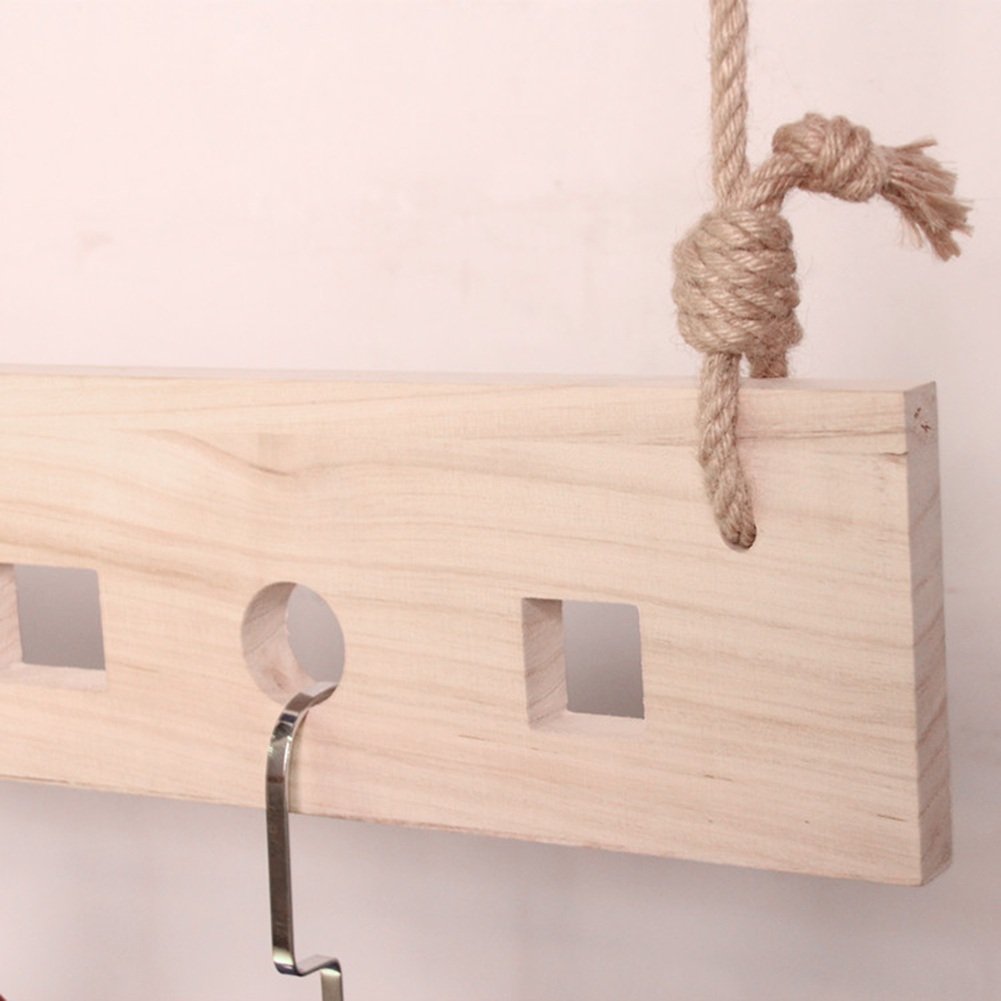 Repisa perchero de madera | Percheros de pared, percheros de pie...