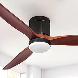 YITAHOME 52 Inch Low Profile Ceiling Fan with Light