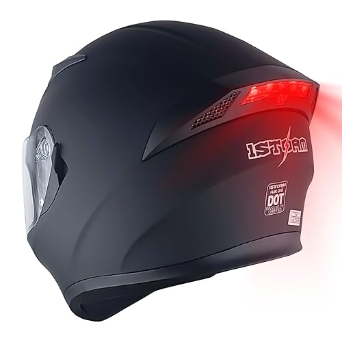 1Storm Motorcycle Street Bike Dual Visor/Sun Visor Full Face