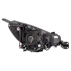 TRQ 2 Piece Headlight Assembly Set Halogen Driver