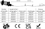 Gresonic 100LED Fairy Lights Warm White 8 Modes 66ft Outdoor Indoor Plug In view 2