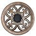 ZENY Outdoor Garden Bird Bath 28Inch Weather Resistant Polyresin Birdbath, Bronze