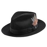 Stetson Men's Chatham, Black, 7 3/8