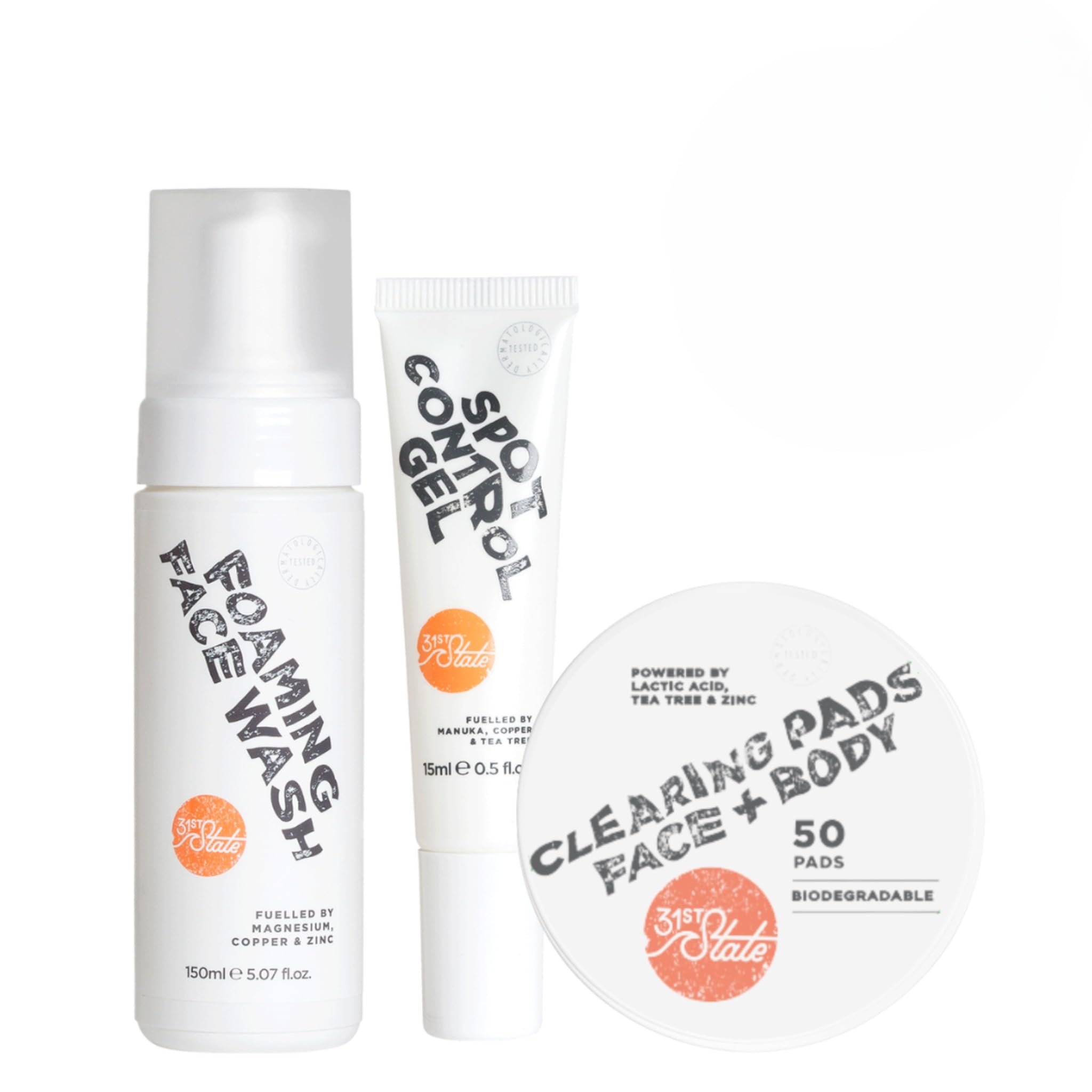 31st State Skincare Set For Teens -Dermatologist-Tested Care for Sensitive Teen Skin: Parents Trust It, Boys Use It.