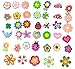 Wolpark 100pcs Different Shoe Decoration Charms for crocs & Bracelet Wristband for Kids girls Gifts