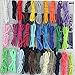 Elife 20 Pairs Assorted Color 5mm Width Flat Shoelace for Sneakers Boots Skateboard Hiking Athletic Sport Shoe (20 pairs multicolor)