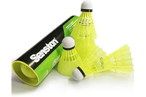 Senston Badminton Shuttlecocks Nylon Badminton Shuttlecocks Birdies Durability Stability Shuttlecock for Outdoor Indoor Sports Activities/Training