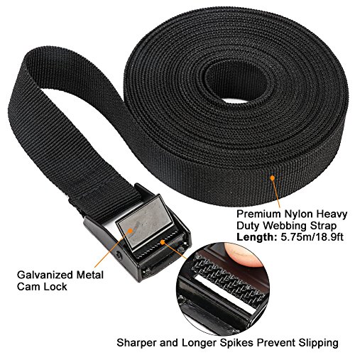 2 TIROL+Straps+Tie+Down+Padded+Buckle