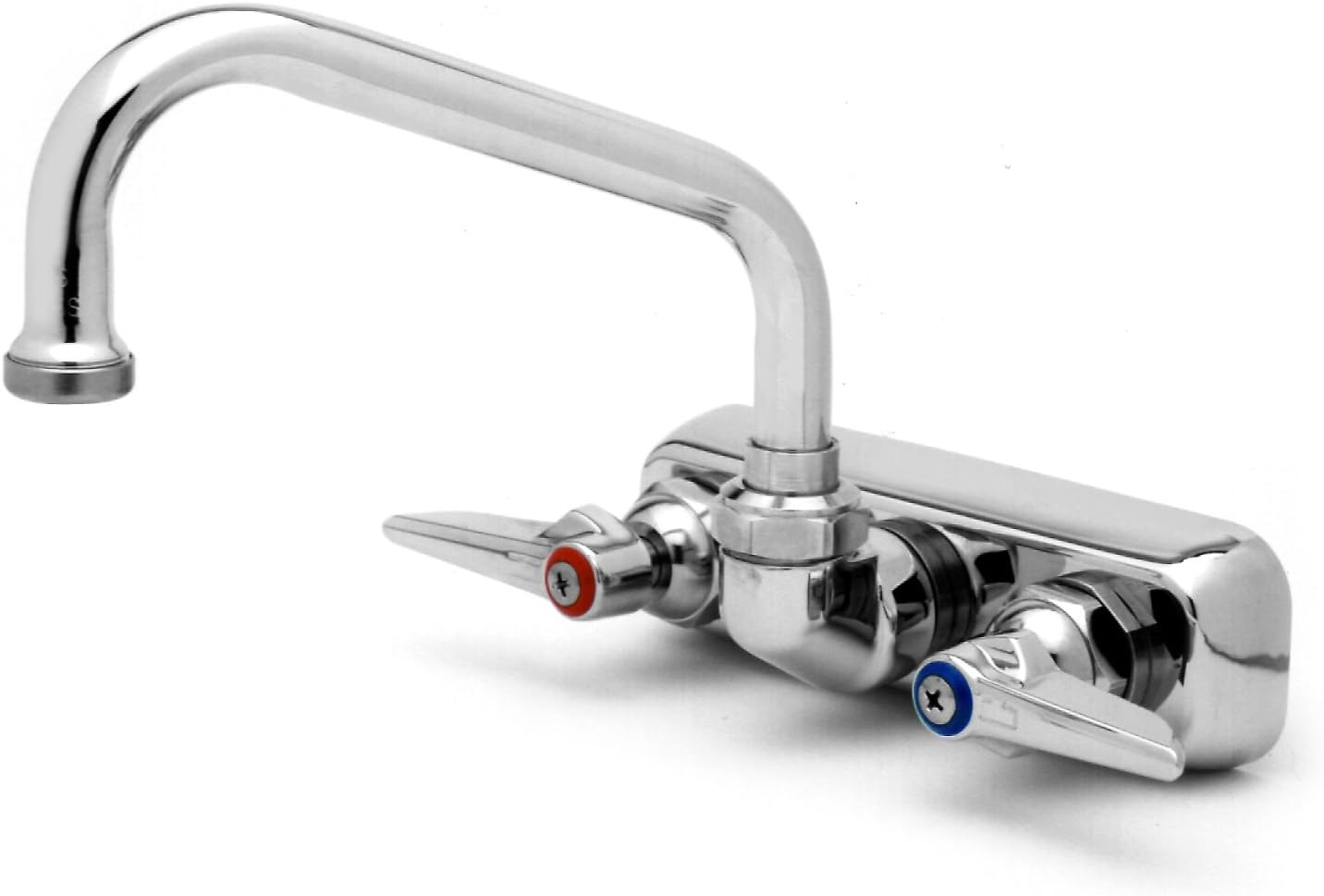 T S Brass B 1116 Workboard Faucet With Wall Mount 4 Inch Centers