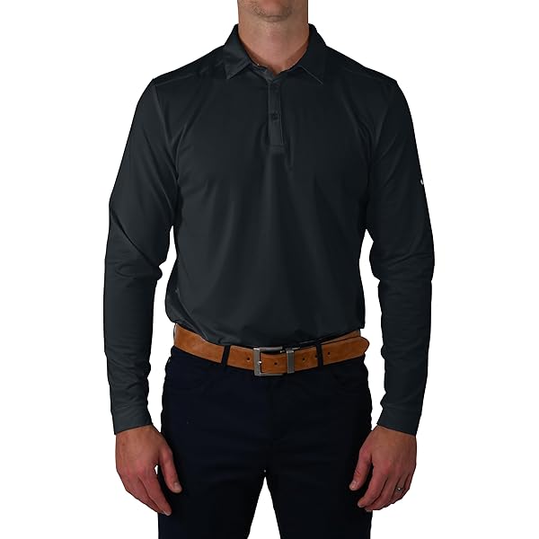 Columbia Omni-Wick Pin High Long Sleeve Polo (XX-Large, Midnight