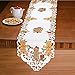 Embroidered Christmas Gingerbread Table Linens, Runner