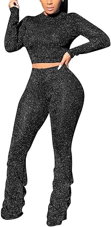 long sleeve sparkly jumpsuit