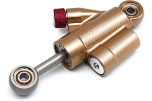 Sunrivery Motorcycle Universal Motorcycle Steering Damper Stabilizer Fit for Yamaha YZF R1／R3／R6／R15／R125／R25 FZ1 FZ8 FZ09 MT09 GSXR 600 750 1000 GSX1300R CBR600RR 1000RR CB400 CB1000 ZX6R ZX14R