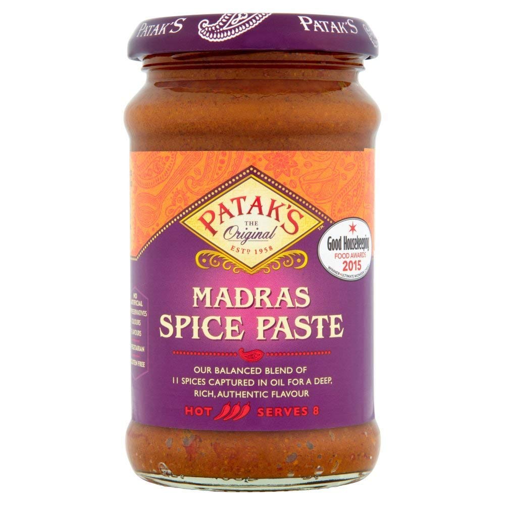 ( 6 Pack) Patak Curry Paste Madras 283g 283g Buy Online in United