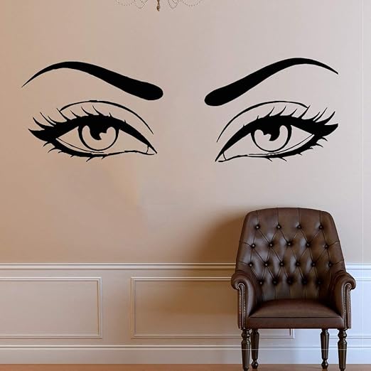 Amazon Com Salon Wall Art Decals Decor Beauty Nail Hair Makeup