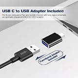 YYV USB Computer Speakers Portable Soundbar with Volume/Mute USB Powered view 6