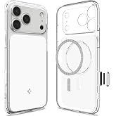 Spigen Ultra Hybrid T MagFit for iPhone 17/18 Pro Max Case, Clear White | Anti-Yellowing Resin, Air Cushion Technology, Camera Control Button Protection, Compatible with MagSafe