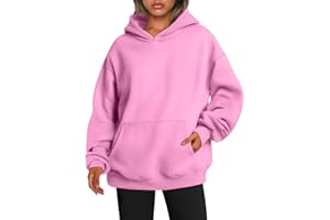 EFAN Womens Hoodies Oversized Sweatshirts Pullover Fleece Sweaters Long Sleeve With Pockets Winter Fall Outfits Y2k Clothes