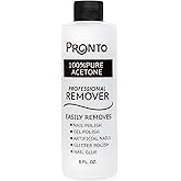 Pronto 100% Acetone Gel Nail Polish Remover - Gel Polish Remover for Nails | Acetone Nail Polish Remover For Nails for Remova