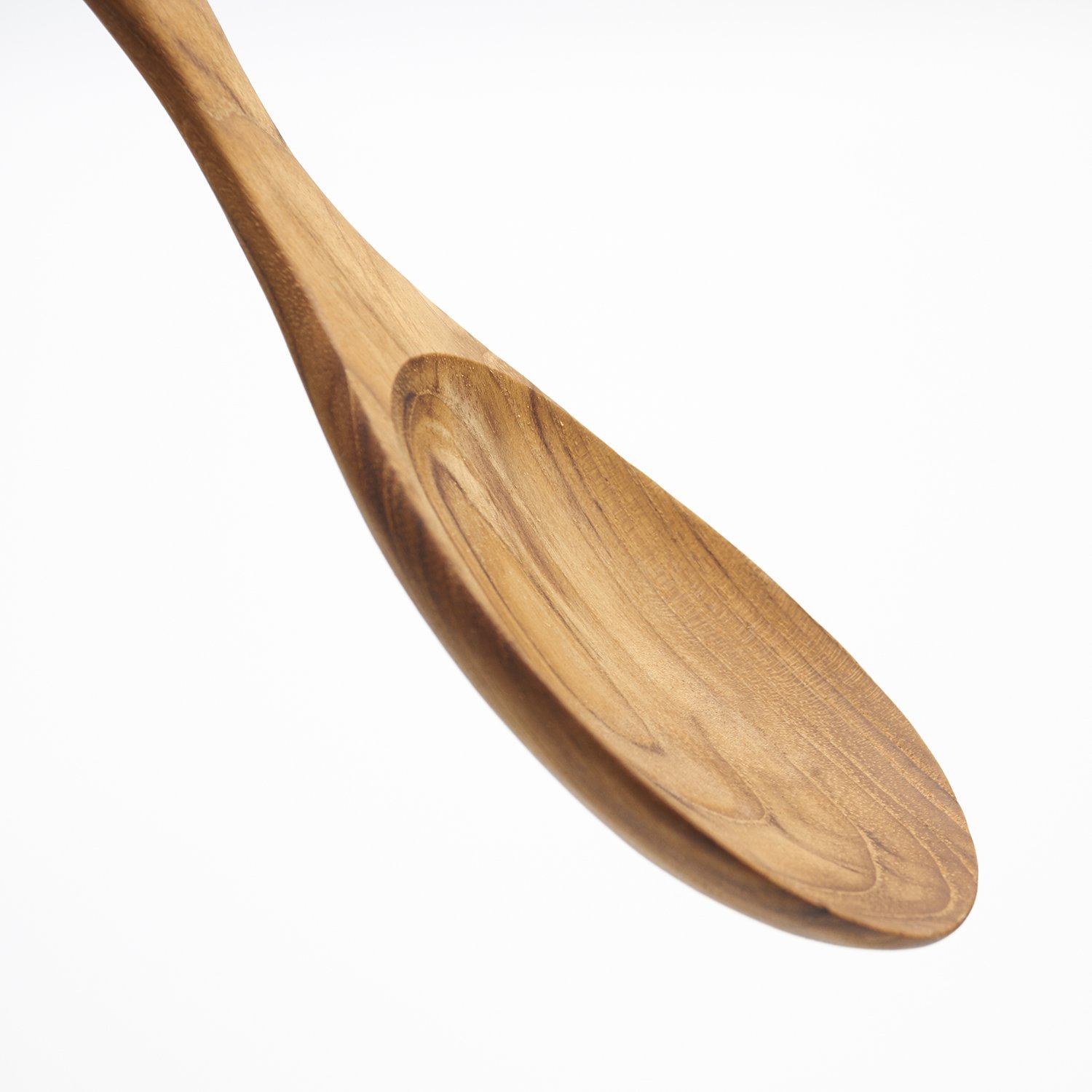 Wooden Spoon, FAAY Premium Cooking Spoon, Mixing Spoon Handcraft from Teak | Durable, Natural, Non Toxic and High Heat Resistance for Non Stick Cookware