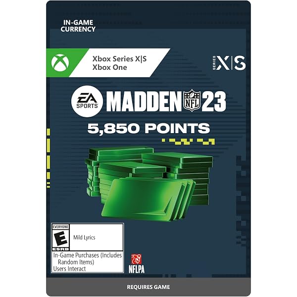 Amazon.com: Madden NFL 23: 12000 Madden Points - Xbox [Digital Code] :  Everything Else