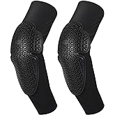 surlim Mountain Bike Elbow Pads for Men &amp; Women, Level 1 MTB Guards | 3-Layer Level 1 Protection, Secure Fit, Breathable Comfort, 1 Pair for MTB, BMX &amp; Skate
