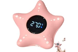 Bathtub Thermometer Baby, Bath Thermometer, Color Alert Floating Baby for Infant Safety, LCD Display for Precise Water Temper