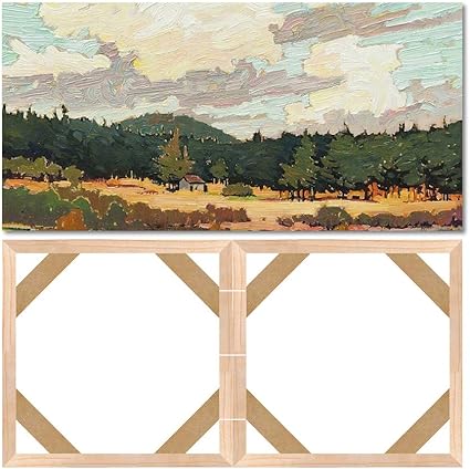 Wood Stretcher Bars Painting Canvas Wooden Frame For Gallery Wrap Oil Painting Needlepoint Stretcher Bars Diy Canvas Mounting Frames 60x120cm 24 X48 Amazon Co Uk Home Kitchen