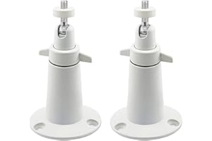 (2 Pack, Metal), BFYTN Security Camera Metal Wall/Ceiling Mount, Adjustable Indoor/Outdoor Mount Compatible with Arlo, Arlo Pro 2 3, Arlo Ultra CCTV Camera and Compatible Camera with 1/4 Screw Head