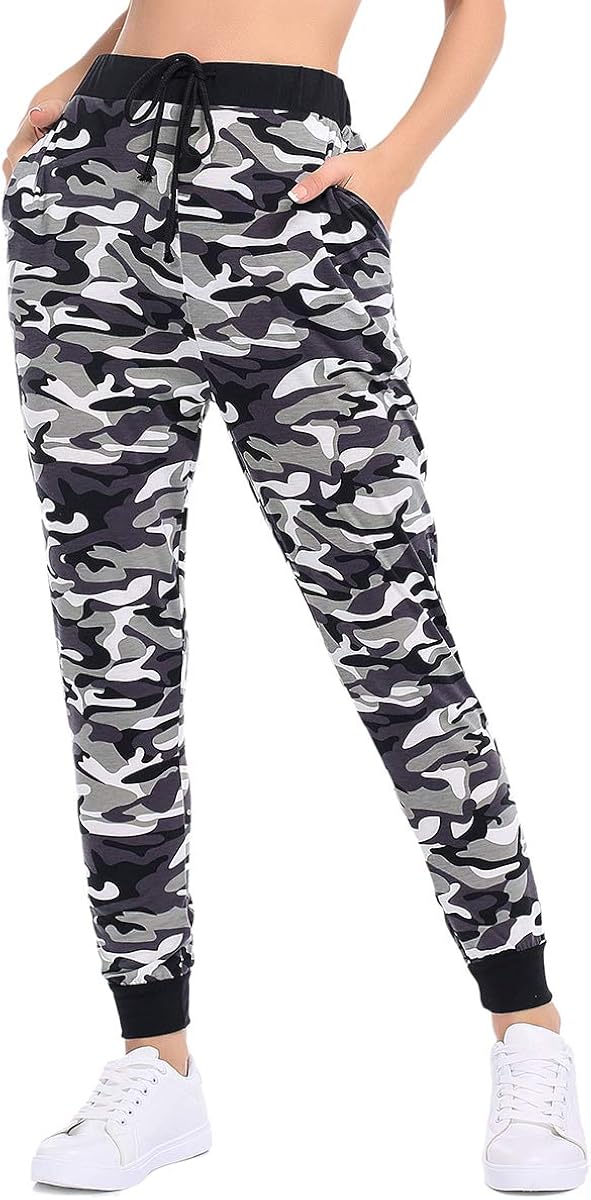 JTANIB Joggers Pants for Women, Active Lounge Drawstring Waist Yoga Sweatpants with Pockets at  Women’s Clothing store