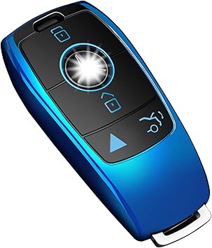 Amazon Com Tukellen For Mercedes Benz Key Fob Cover Special Soft Tpu Key Case Protector Compatible With Mercedes Benz 2017 2021 E Class 2018 2021 S Class 2019 2021 A Class C Class G Class Blue Automotive