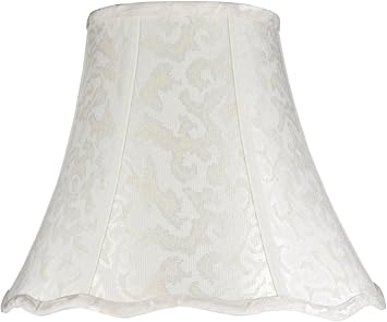 white bell shaped lamp shades