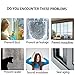Indoor Weather Stripping Yolin Doors and Windows Soundproofing Seal Strip Self-Adhesive Rubber Weatherstrip for Cracks and gaps (D type 5m, White)