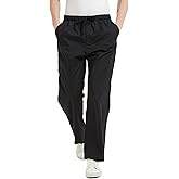 VOGRYE Scrub Pants for Men - Pants with 7 Pockets Waistband, Anti-Wrinkle Scrubs for Men