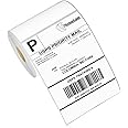 OfficeSmartLabels – 4" x 6" Direct Thermal Labels - Compatible with Zebra & Rollo Desktop Printers and More – 1” Core, Permanent Adhesive & Perforated [4 Rolls, 1000 Labels]