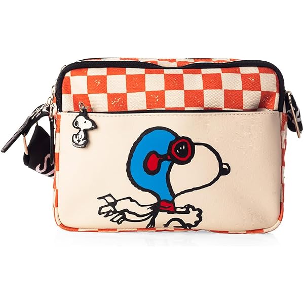 Bioworld Borsa A Tracolla Peanuts Snoopy House - A Forma Di Cuccia, Rossa, 19.7 Cm, Ufficiale