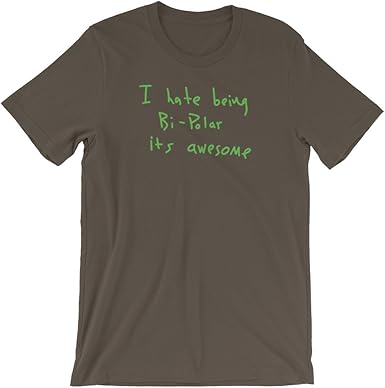 Amazon Com I Hate Being Bi Polar It S Awesome Kanye West Ye Unisex T Shirt Hypemonsterz Clothing